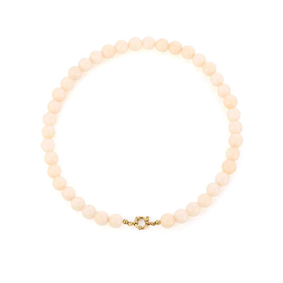 Kralen ketting - Beige