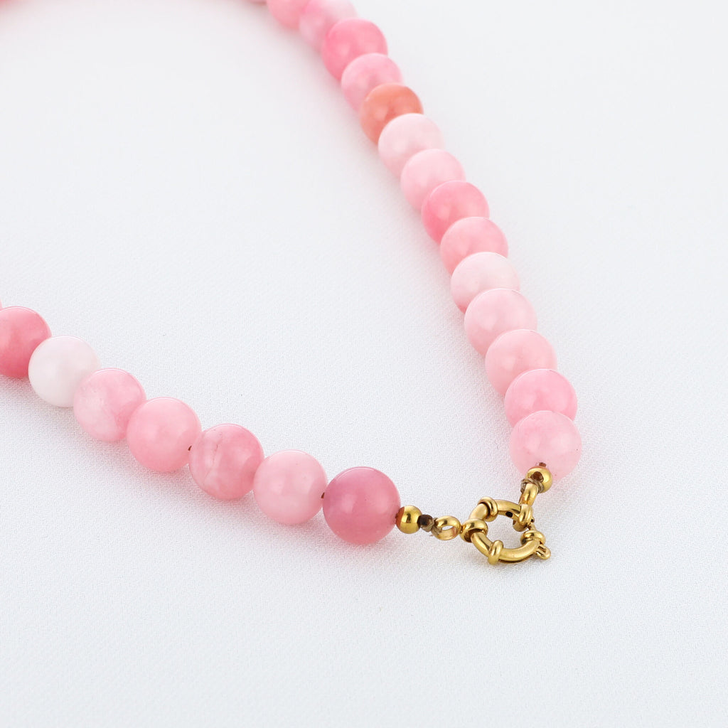 Kralen ketting - roze