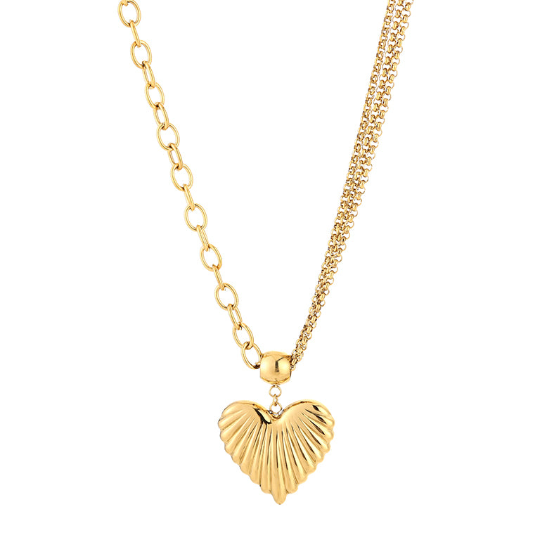 Schakel ketting met hart